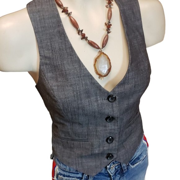 Heartsole Vest Shirt Lace Back M Vest only - Picture 2 of 7